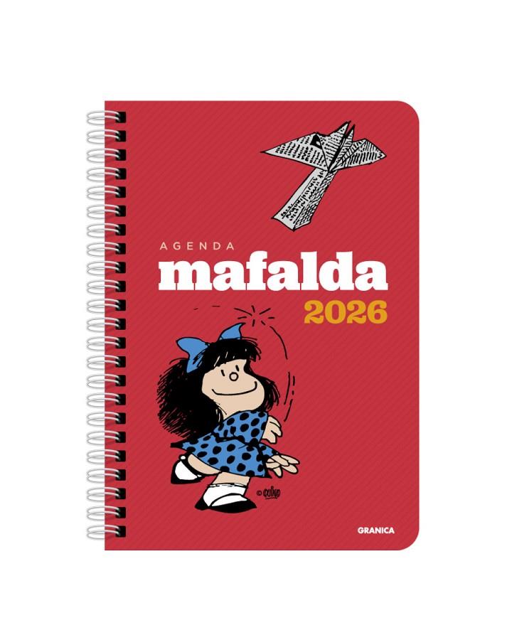 AGENDA 2026 MAFALDA ANILLADA COLUMNAS ROJA | 9786316693105 | QUINO