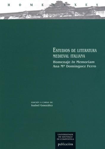 ESTUDIOS DE LITERATURA MEDIEVAL ITALIANA | 9788416954759 | VARIOS AUTORES
