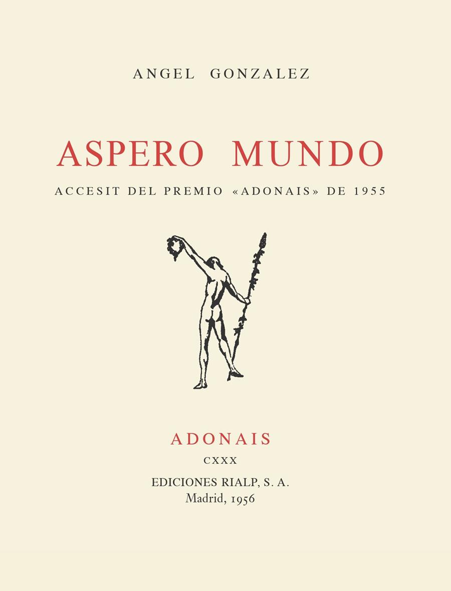 ASPERO MUNDO | 9788432172823 | GONZALEZ, ÁNGEL
