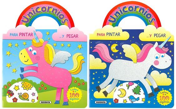 UNICORNIOS PARA PINTAR Y PEGAR | 9788467768626 | BUSQUETS, JORDI