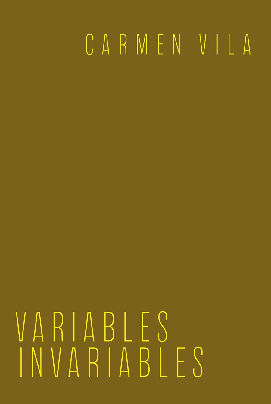 VARIABLES INVARIABLES | 9788433870704 | VILA, CARMEN