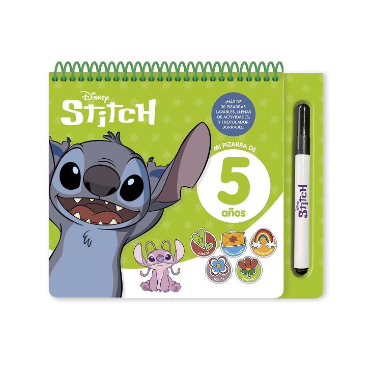 DISNEY MI PIZARRA DE 5 AÑOS - STITCH | 9791387844684 | IMAGILAND
