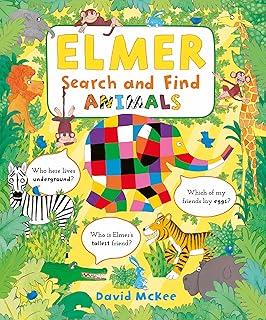 ELMER SEARCH AND FIND ANIMALS | 9781839133725 | MCKEE, DAVID