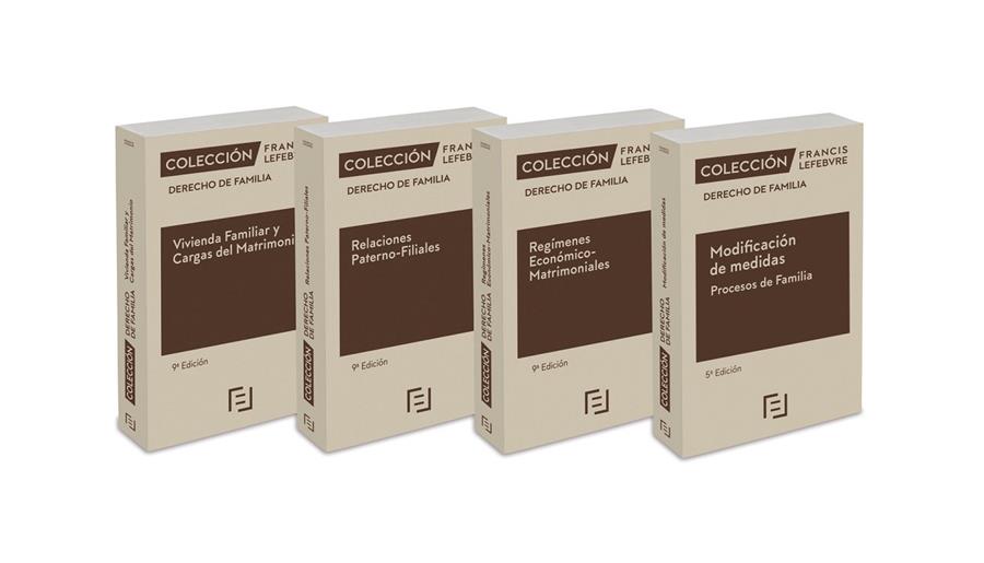 PACK COLECCION DERECHO DE FAMILIA 4 VOLS | 9788410431041