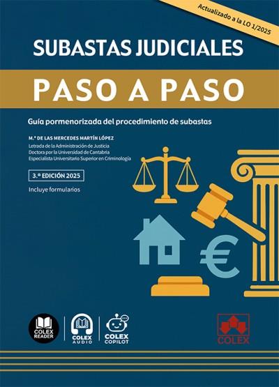 SUBASTAS JUDICIALES 3ªED PASO A PASO | 9791370113032 | MARTIN LOPEZ, MARIA DE LAS MERCEDES