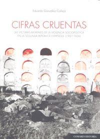 CIFRAS CRUENTAS | 9788490453285 | GONZÁLEZ CALLEJA, EDUARDO
