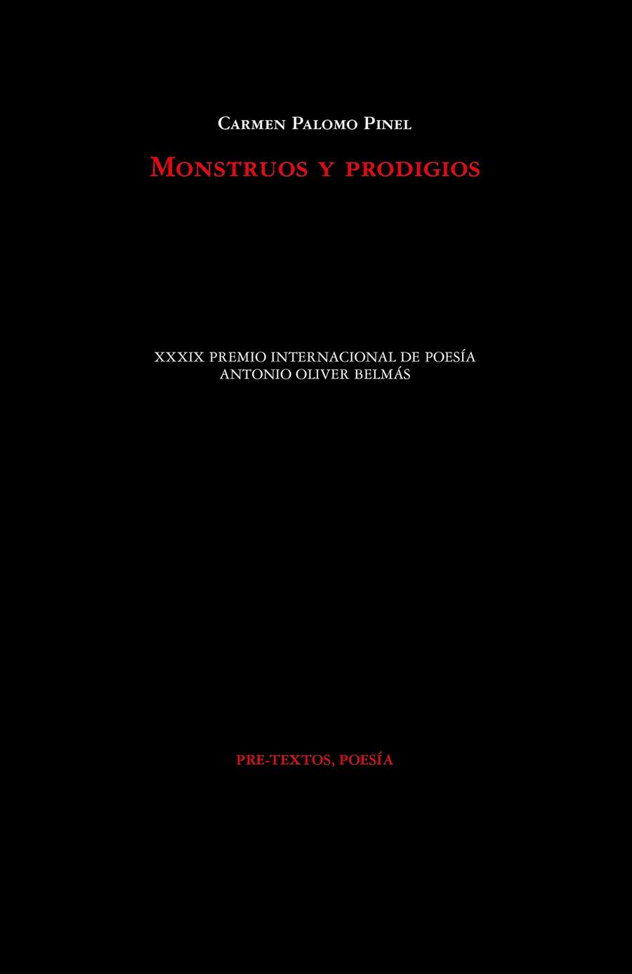 MONSTRUOS Y PRODIGIOS | 9791388054099 | PALOMO PINEL, CARMEN