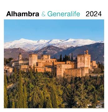 CALENDARI 2024 SOBRETAULA (14X15 CM) GRANADA Y LA ALHAMBRA | 8424455240859