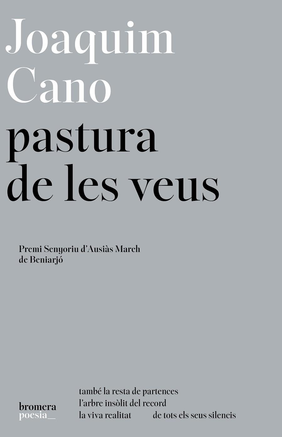 PASTURA DE LES VEUS | 9788413589206 | CANO, JOAQUIM