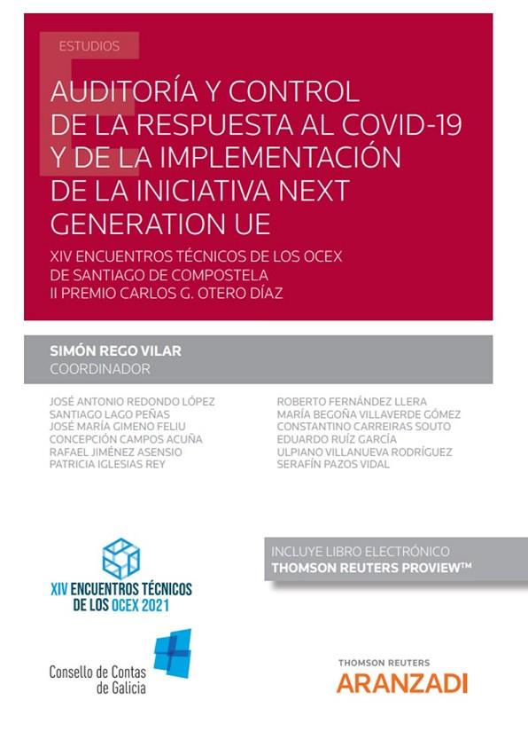 AUDITORÍA Y CONTROL DE LA RESPUESTA AL COVID-19 Y DE LA IMPLEMENTACIÓN DE LA INICIATIVA NEXT GENERATION UE | 9788411248198 | REGO VILAR, SIMON