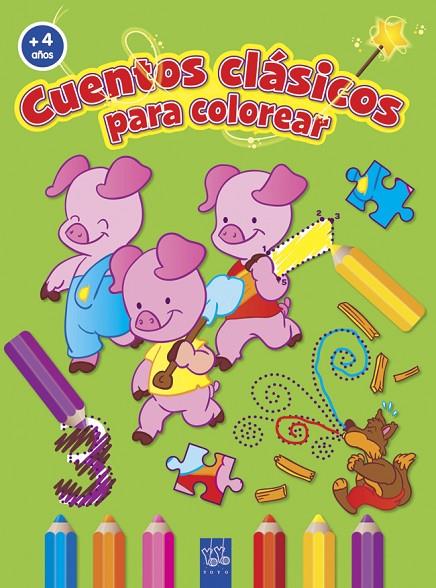 CUENTOS CLÁSICOS COLOREAR +4 | 9788408037194 | YOYO