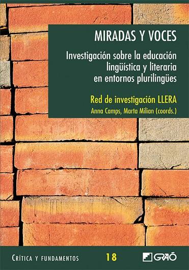 MIRADAS Y VOCES | 9788478275267 | MILIAN GUBERN, MARTA / BORDONS DE PORRATA-DORIA, GLÒRIA / BRONCKART, JEAN-PAUL / CAMBRA GINÉ, MARGAR