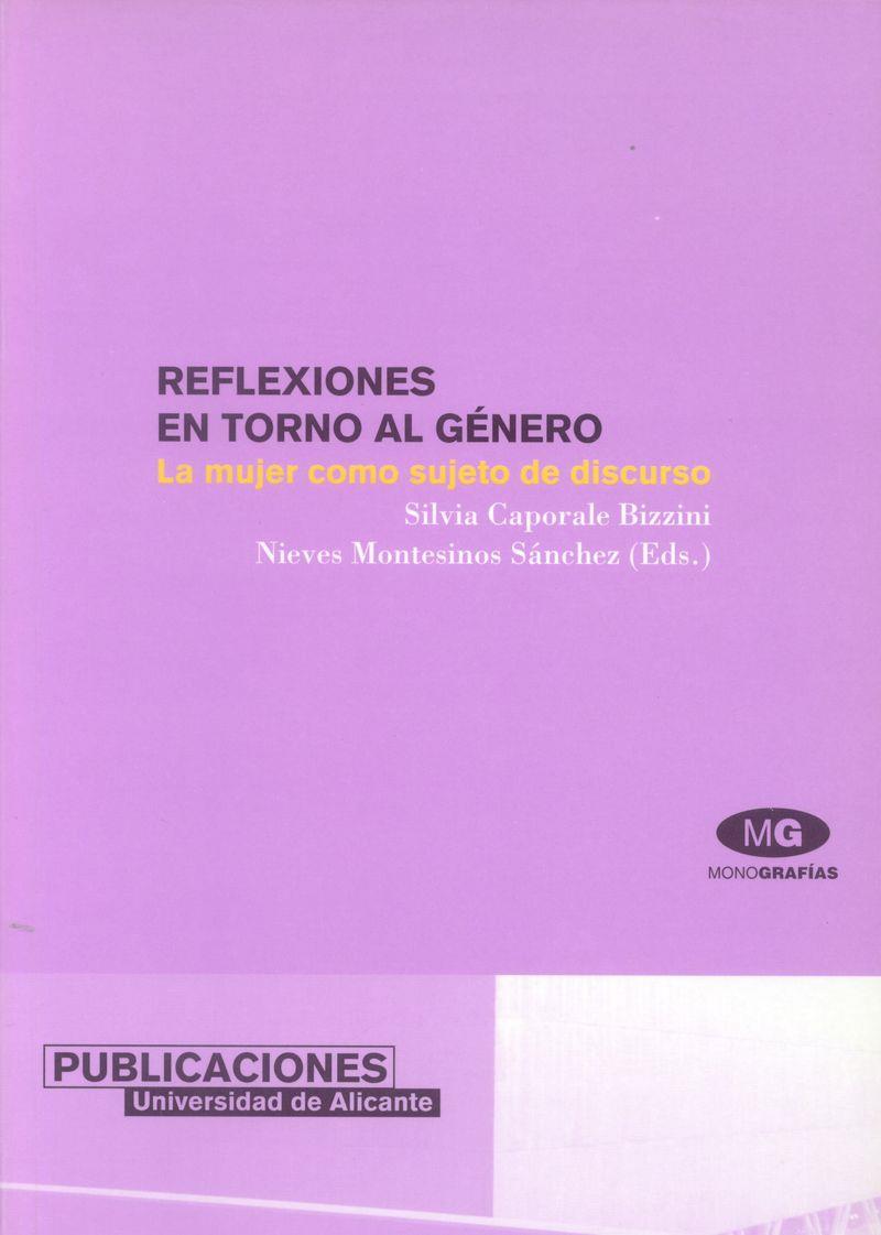 REFLEXIONES EN TORNO AL GÉNERO | 9788479086183