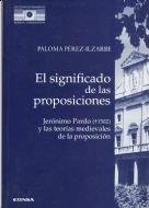 SIGNIFICADO DE LAS PROPOSICIONES, EL | 9788431316686 | PÉREZ-ILZARBE SERRANO, PALOMA