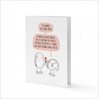 TARJETA TANTANFAN : TE QUIERO - CROQUETA Y EMPANADILLA | 8432715107309