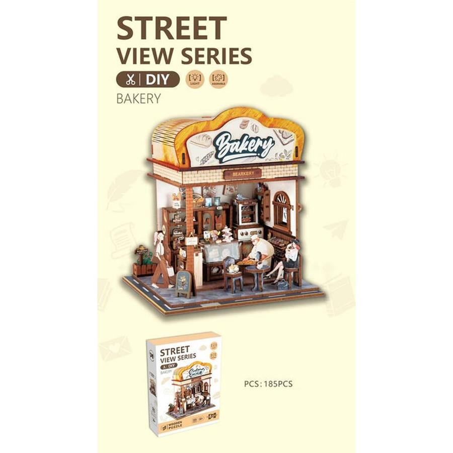 PUZZLE FUSTA 179 PCS STREET BAKERY | 8431234198089