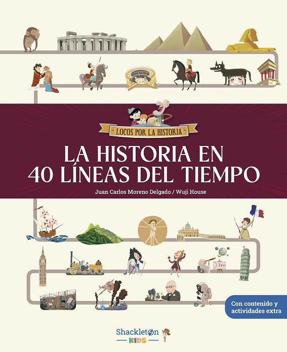 HISTORIA EN 40 LÍNEAS DEL TIEMPO, LA | 9788413614281 | MORENO DELGADO, JUAN CARLOS