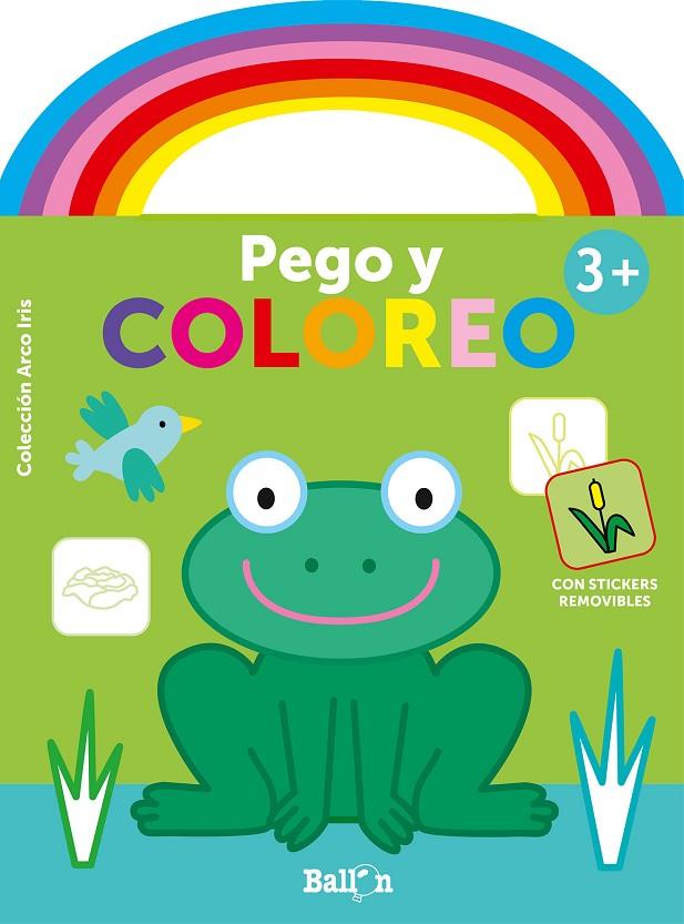 ARCO IRIS - PEGO Y COLOREO +3 RANA | 9789403214450 | BALLON