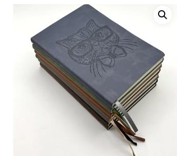 LLIBRETA 21X15 CM. HIPSTER BLAVA GAT DIDEX | 8432115735614