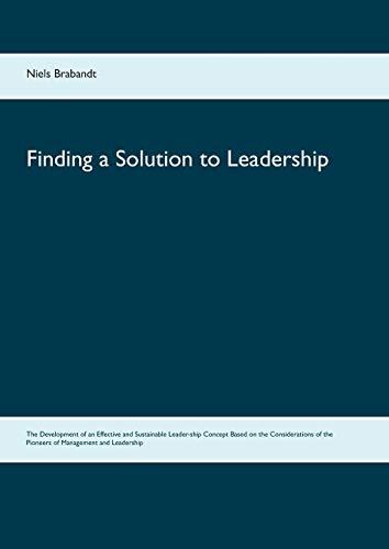 FINDING A SOLUTION TO LEADERSHIP | 9783734742576 | BRABANDT, NIELS