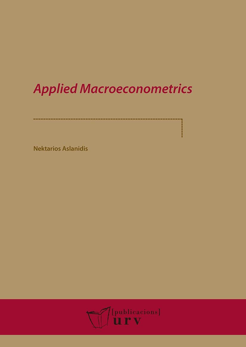 APPLIED MACROECONOMETRICS | 9788484246022 | ASLANIDIS, NEKTARIOS