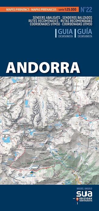 ANDORRA - MAPAS PIRENAICOS | 9788482168838 | ANGULO, MIGUEL