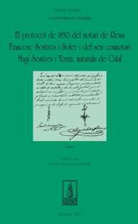 PROTOCOL DE 1850 DEL NOTARI FRANCESC SOSTRES I SOLER I DEL SEU CONOTARI MAGÍ SOSTRES I TORRA, NATURAL DE CALAF, EL | 9788497798792 | COMPANYS FARRERONS, ISABEL