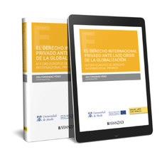 DERECHO INTERNACIONAL PRIVADO ANTE LA CRISIS DE LA GLOBALIZACIÓN | 9788411636117 | FERNÁNDEZ PÉREZ, ANA