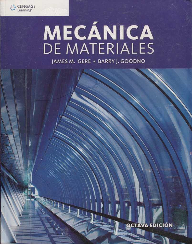 MECANICA DE MATERIALES (8 ED) | 9786075222813 | GERE