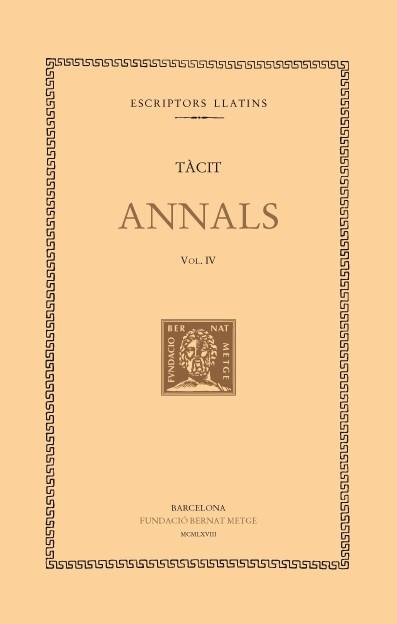 ANNALS -  IV - LLIBRES XII-XIII | 9788472259270 | TACIT