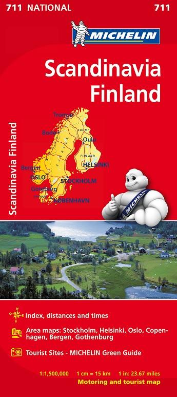 ESCANDINAVIA - FINLANDIA : MAPA 711 | 9782067170537