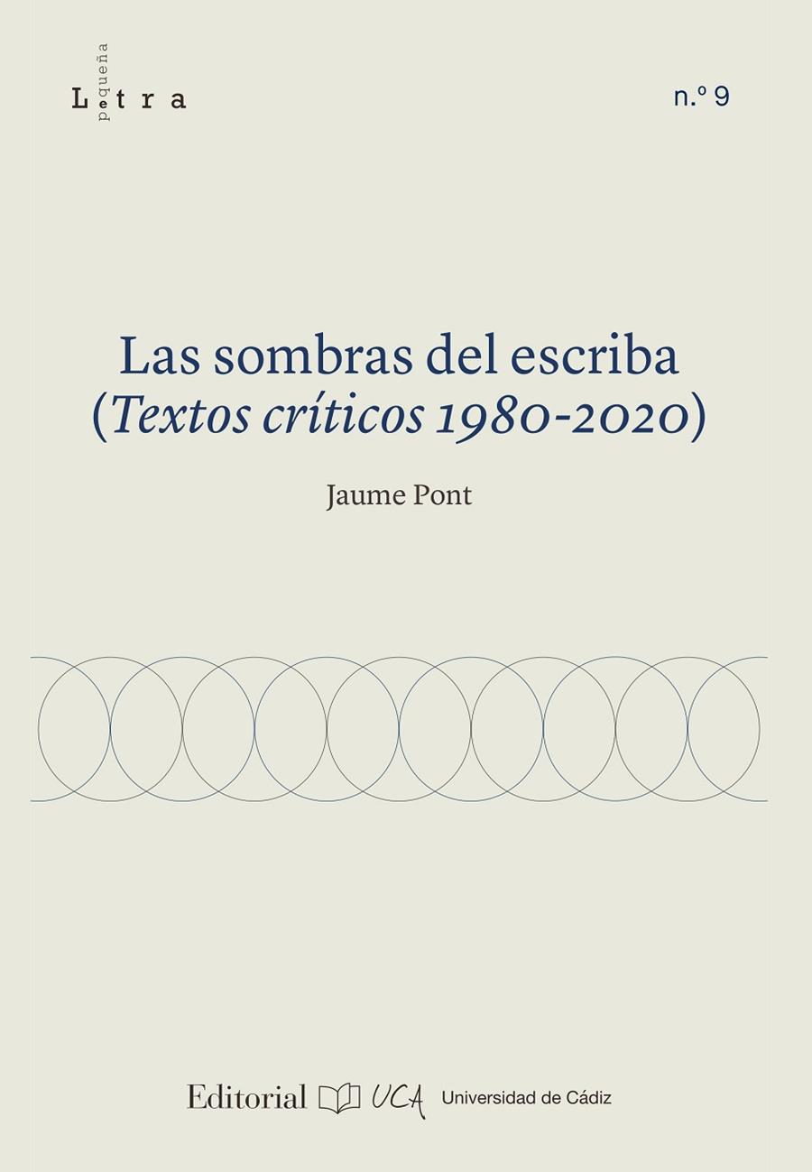 SOMBRAS DEL ESCRIBA, LAS | 9788498289978 | PONT, JAUME