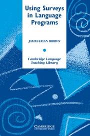 USING SURVEYS IN LANGUAGE PROGRAMS | 9780521796569 | BROWN, JAMES DEAN