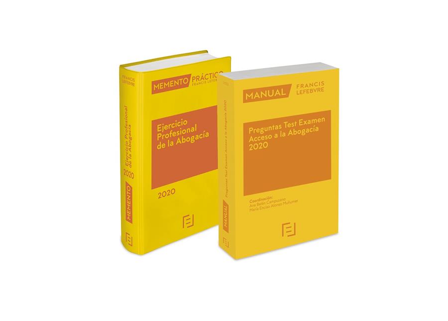 PACK MEMENTO EJERCICIO PROFESIONAL DE LA ABOGAC­A 2020 MANUAL PREGUNTAS TEST EXAMEN ACCESO A LA ABOG | 9788417794941 | LEFEBVRE-EL DERECHO