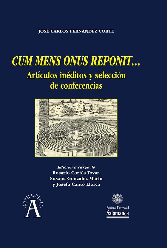CUM MENS ONUS REPONIT... | 9788490128442 | FERNÁNDEZ CORTE, JOSÉ CARLOS