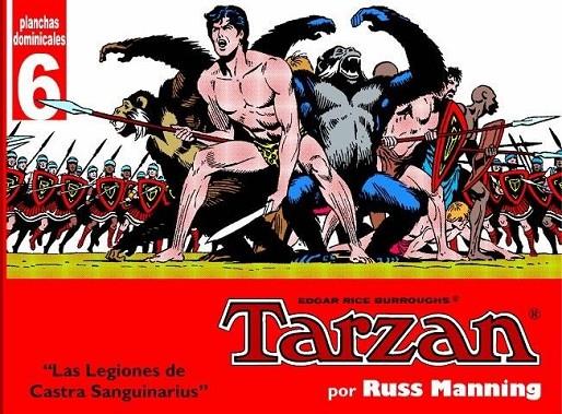 TARZAN - PLANCHAS DOMINICALES 06 : LAS LEGIONES DE CASTRA SANGUINARIUS | 9789898355331 | MANNING, RUSS