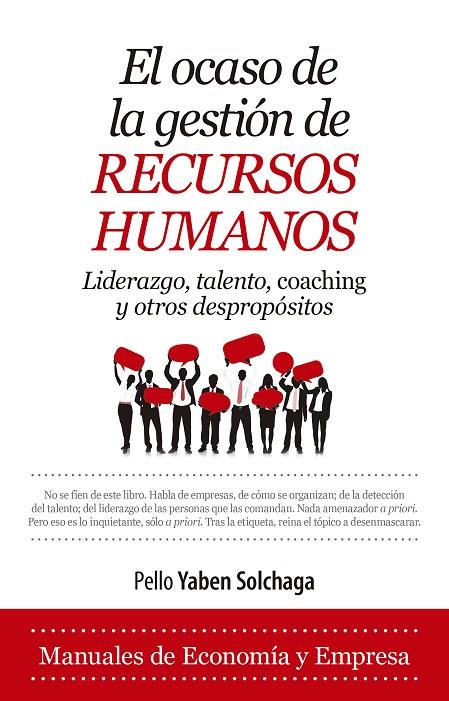 OCASO DE LA GESTIÓN DE RECURSOS HUMANOS, EL | 9788417044282 | YABEN SOLCHAGA, PELLO