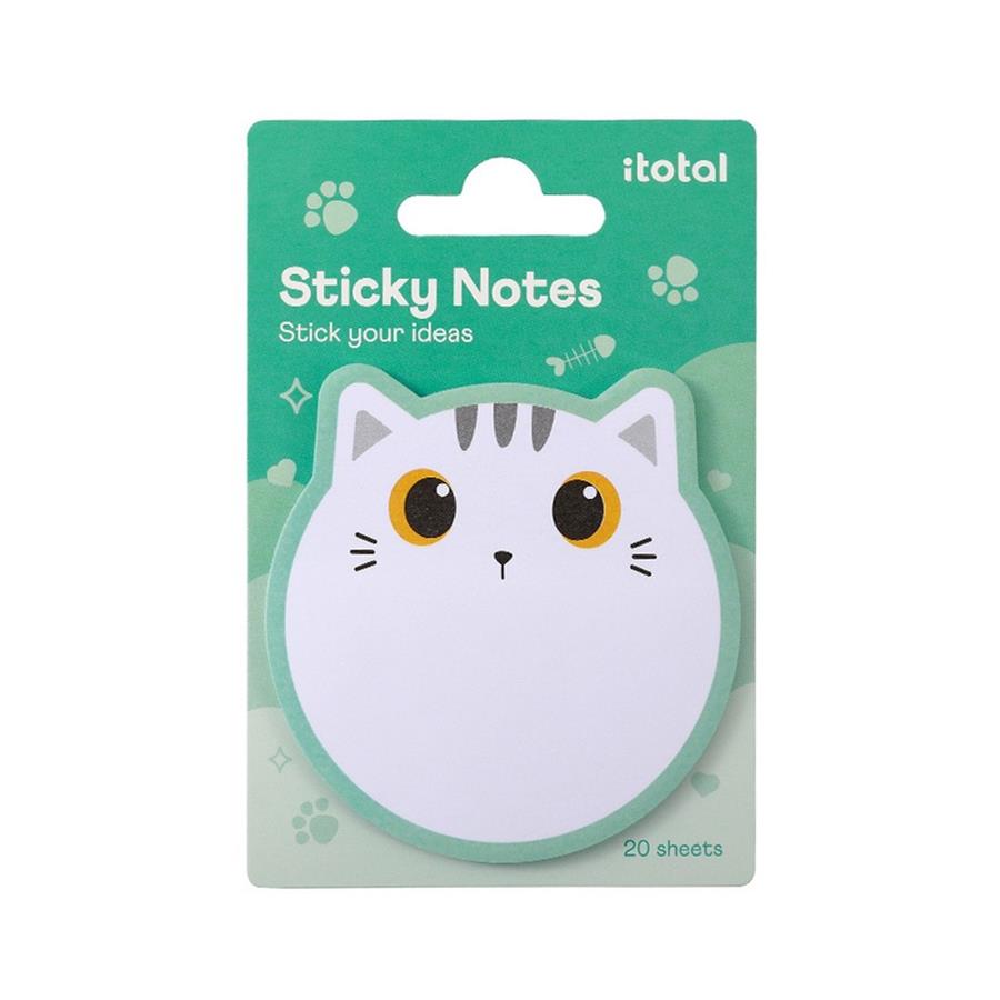 STICKY NOTES GAT BLANC ITOTAL | 8053634006223