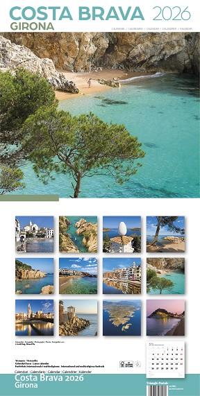 CALENDARI 2026 PARET (30X30 CM) COSTA BRAVA | 8424455260079