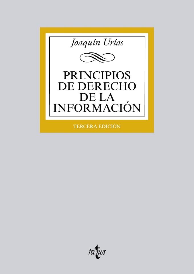 PRINCIPIOS DE DERECHO DE LA INFORMACIÓN | 9788430963003 | URÍAS, JOAQUÍN