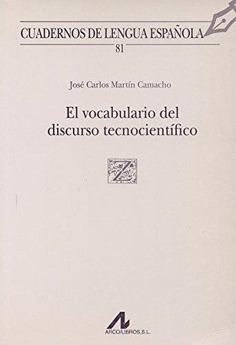VOCABULARIO DEL DISCURSO TECNOCI | 9788476355695 | MARTIN CAMACHO, JUAN CARLOS