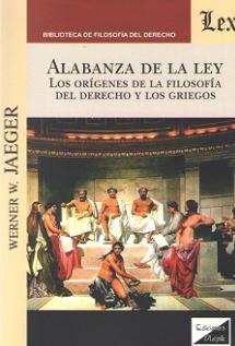 ALABANZA DE LA LEY | 9789563923018 | JAEGER, WERNER