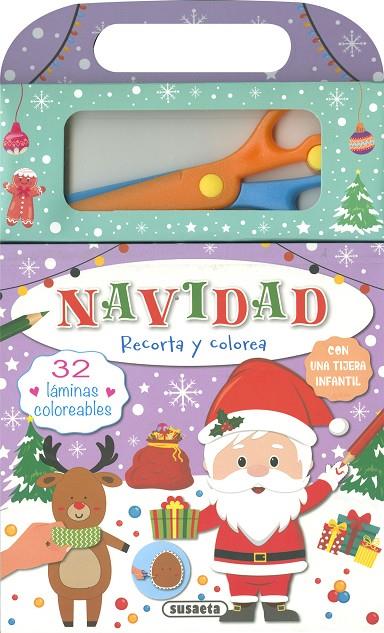 NAVIDAD - RECORTA Y COLOREA | 9788410843202 | SUSAETA EDICIONES