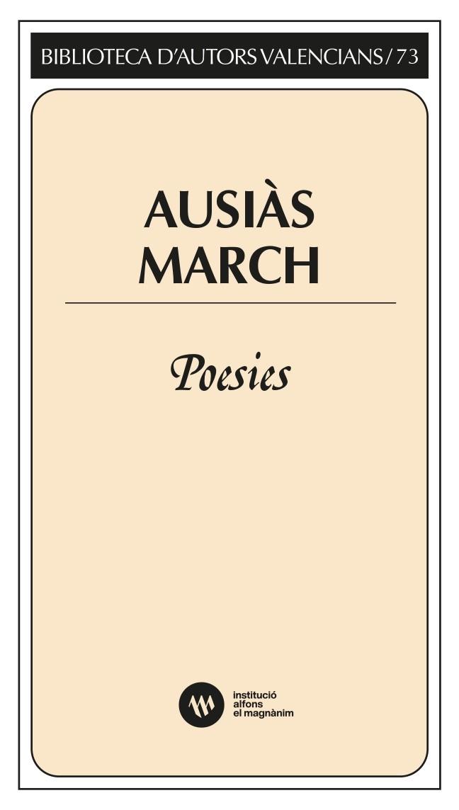 AUSIÀS MARCH. POESIES | 9788411560627 | MARCH I RIPOLL, AUSIÀS