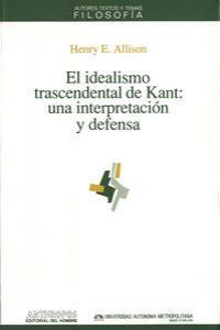 IDEALISMO TRASCENDENTAL DE KANT | 9788476583418 | ALLISON, HENRY E.