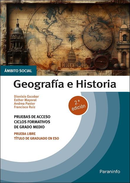 TEMARIO PRUEBAS DE ACCESO A CICLOS FORMATIVOS DE GRADO MEDIO. GEOGRAFIA E HISTORIA | 9788428371827 | PASTOR FERNANDEZ, ANDREA BENITA / ESCOBAR, DIONISIO / MAYORAL PASTOR, MANUELA ESTHER