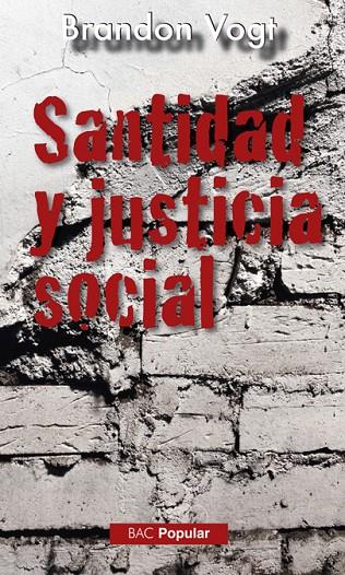 SANTIDAD Y JUSTICIA SOCIAL | 9788422020141 | VOGT, BRANDON