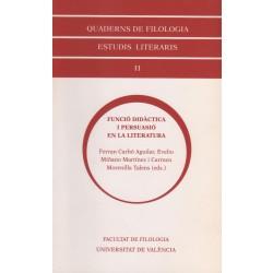FUNCIÓ DIDÀCTICA I PERSUASIÓ EN LA LITERATURA | 9788437023311 | VARIOS AUTORES
