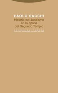 HISTORIA DEL JUDAISMO EN LA EPOCA DEL SEGUNDO TEMPLO | 9788481646863 | SACCHI, PAOLO