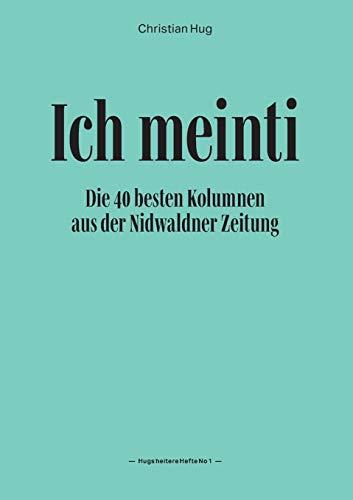 ICH MEINTI I | 9783749486090 | HUG, CHRISTIAN